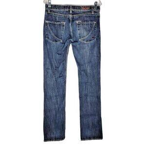 Nancy Rose Women's Thorn Straight Leg Jeans Size 28 Medium Wash Blue Denim